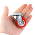 4pcs 1.5inch Furniture Casters Wheels Red Rubber Swivel Caster Roller Wheel Sunlight Mall. 