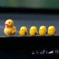 5Pcs Cute Mini Ducks Car Interior Decoration Auto Rearview Mirror Dashboard Ornaments For Woman Man Gift Car Accessories. 