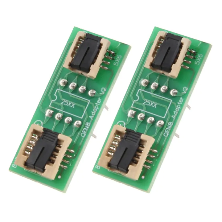 TWEXQNY 2X QFN8 /WSON8/MLF8/MLP8/DFN8 TO DIP8 Universal Two-In-One Socket/Adapter for Both 6X5MM and 8X6MM Chips