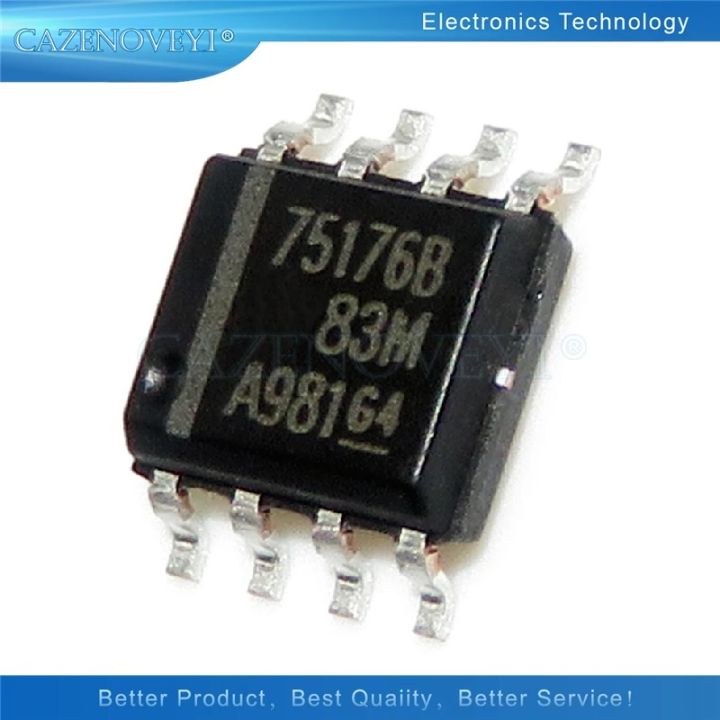 10pcs/lot SN75176BDR SN75176B SN75176 75176B SOP-8