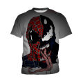 2022 New Venom Printing Tshirt Crewneck Quick-drying T shirts Baby Boy Clothes Children's Clothing T-shirt For Kids. 