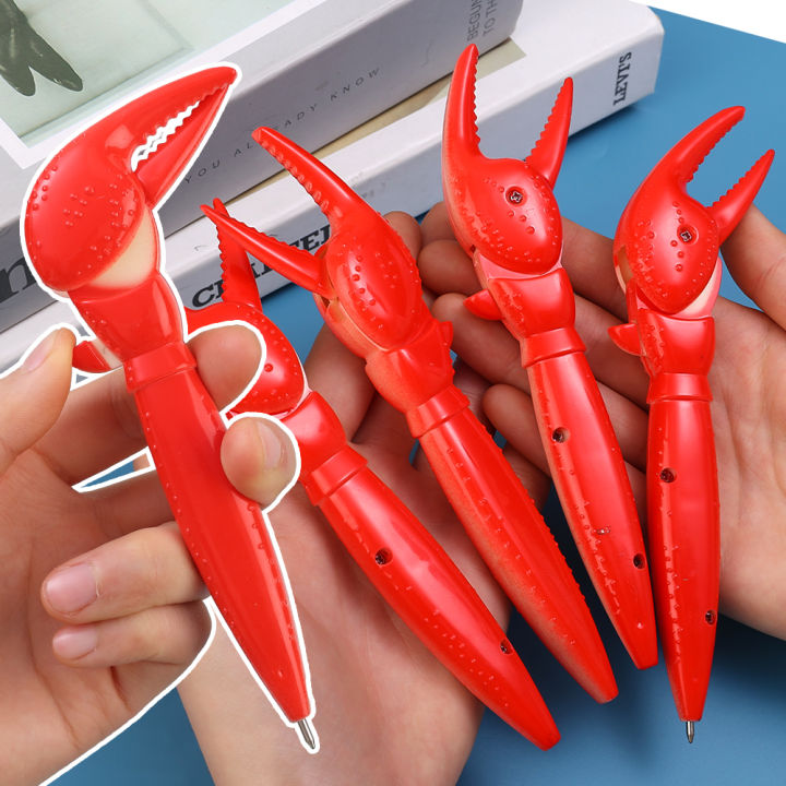 1/5Pcs%200.5Mm%20Attractive%20Animal-themed%20Pen%20Adorable%20Lobster%20Claw%20Crab%20Claw%20Gel%20Pens%20For%20Kids%20Fun%20Novelty%20Ballpoint%20Pens%20With%20For%20School%20-%20Image%204