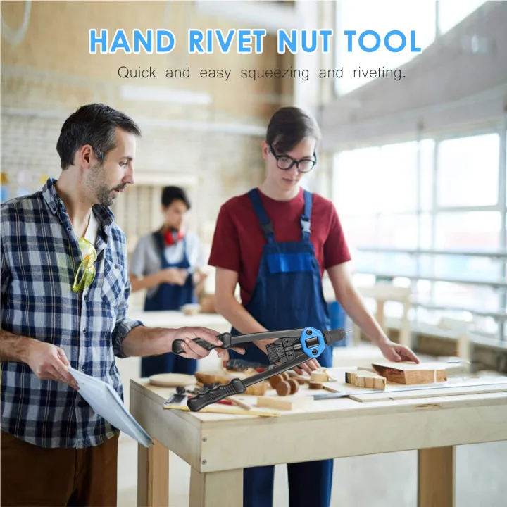 KOGEEK%20110Pcs%20Hand%20Rivet%20Nut%20Tool%20Riveting%20Tool%20Set%20Rivet%20Nut%20Setter%20Kit%20with%20100pcs%20Assorted%20Rivet%20Nuts%207%20Metric%20Mandrels%20of/M12%20and%20Molded%20Carrying%20Case%20-%20Image%206