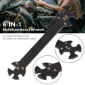 6-IN-1 Multifunctional Wrench Home Car Mechanical Model Repair Hand Tool Spanner for 3/4/5/5.5/7/8mm Nuts Handy multi-turnbuckle tool.