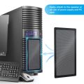 Dust Computer Filter Fan Dustproof PVC Magnetic Frame Pc Cooler Filter Earphone Speaker Screen Dust-Proof Filter Screen. 