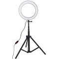 LED Ring Light 10-inch with Tripod Stand Selfie Ringlight Video Photpgraphy Lamp for Youtube Makeup Video Live Lighting Shooting.