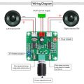 XH-A158 PAM8403 Audio Power Amplifier Board 2 times 5w Bluetooth-compatible 5.0 DIY Wireless Speaker Amplifier Board 2 Channel. 