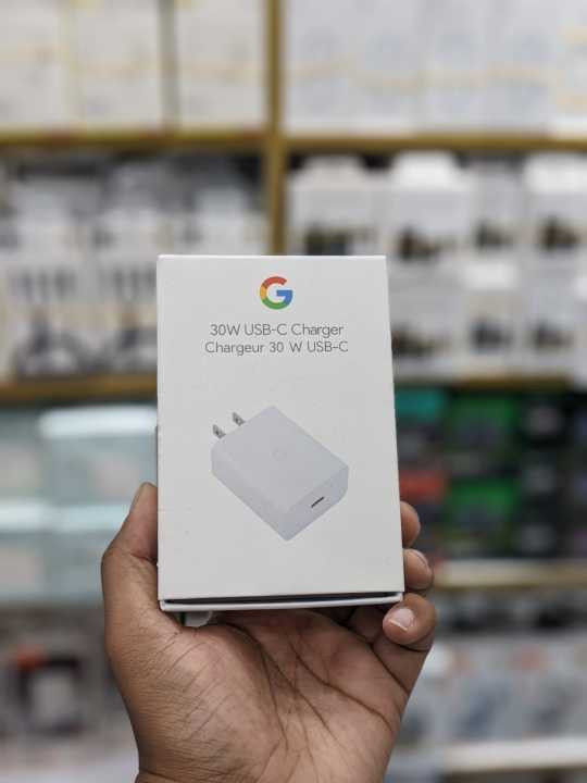 Pixel Quick Switch Adapter Google 30W USB-C Fast Charging Power Adapter Compatible for Google ...
