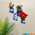 Flower Vase Without Flower , Punch Free Self Adhesive Wall Decor (3/6 Pcs 1 Set ) Beautiful; Design Waterproof & Premium Quality. 