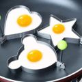 Stainless Steel Fried Egg Pancakes Ring Egg Frying Molds Cooking Tool Random Style. 