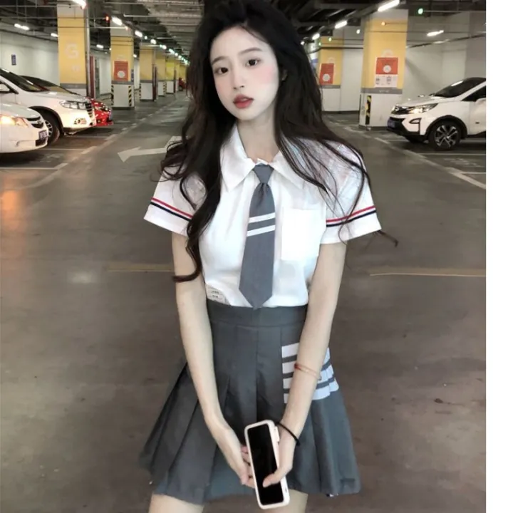 Cyndi%20Wang%20Same%20Pleated%20Skirt%20Suit%20Preppy%20StylejkUniform%20British%20Style%20School%20Uniform%20Student%20Graduation%20Dress%20Sweet%20Cool%20Female%20Summer%20-%20Image%205