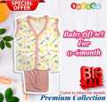 Comfortable Cotton Unisex Dress set (0-06Month). 