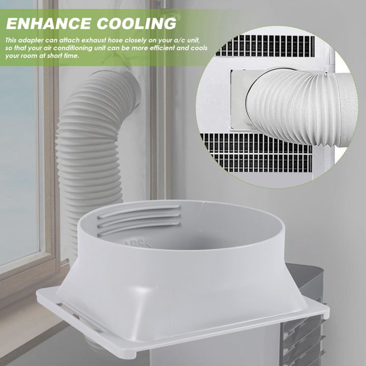 Portable%20Air%20Conditioner%20Exhaust%20Hose%20Coupler%20Window%20Adapter%20A/C%20Unit%20Tube%20Connector%20Parts%20&%20Accessories%20Square%20to%20Round%20-%20Image%203