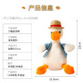 Internet celebrity sand sculpture Douyin, the same dolls that can talk and learn to speak, plush toys, dolls, repeat duck dolls.