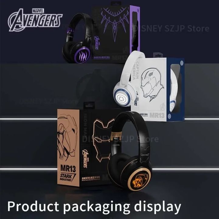 New%20Disney%20Marvel%20Wireless%20Wire%20Bluetooth%20Headphones%20MR13%20HIFI%20Surround%20Sound%20Headset%20Running%20Sport%20Over%20The%20Ear%20Earphones%20-%20Image%204