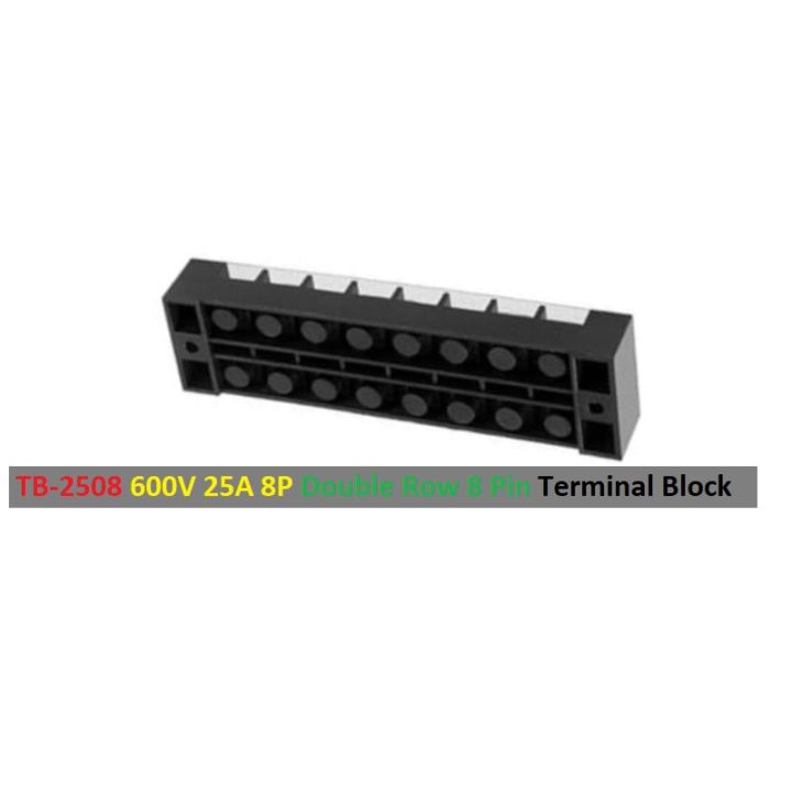8%20Way%20Double%20Row%20Terminal%20Block%20TB-2508%20600V%2025A%208P%20Double%20Row%208%20Pin%20Terminal%20Block%20%20Terminal%20Block%20Wire%20Connector%20TB-2508%208P%20Double%20Row%20Terminal%20Block%20600V%2025A%20-%20Image%205