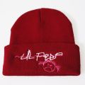【Limited Stock Available】 Lil Peep Beanie Embroidery Men Women Knit Cap Knitted Hat Skullies Warm Winter Unisex Ski Hat.