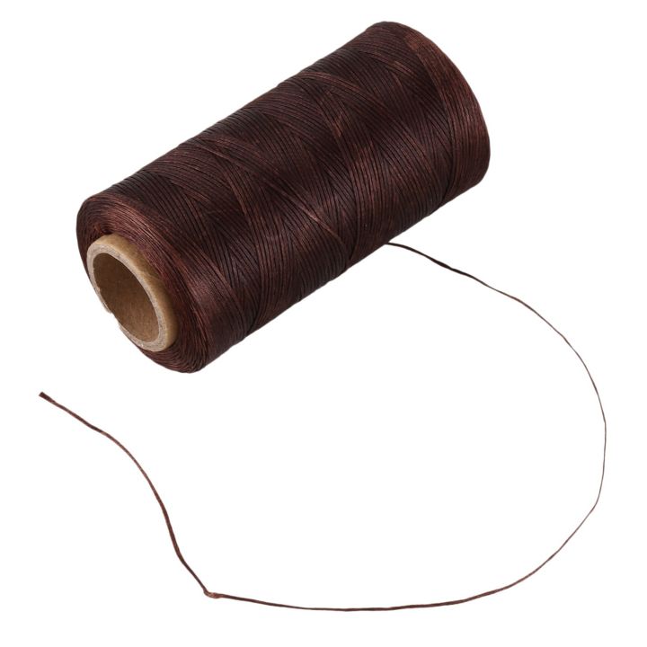 2x%20260M%20150D%201MM%20Leather%20Sewing%20Waxed%20Wax%20Thread%20Hand%20Needle%20Cord%20Craft%20DIY%20New%20Color:Light%20Brown%20&%20Dark%20Blue%20-%20Image%208