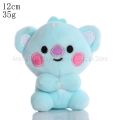 Bandai BT21 New Mini Plush Doll Pendant Keychain Plush Toy Bag Accessories Kawaii Anime Cute Cartoon Key Chains Birthday Gift KEEMEEUYZO.