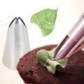 1 piece Stainless Steel Leaf Design Piping Nozzle For Cake Decoration (Model: Leaf).