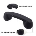 Bluetooth Wireless Connection Retro Microphone External Phone Handset Bluetooth Black. 