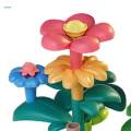 Growing Flower Blocks Playset Educational for Interaction Recognition Number. 