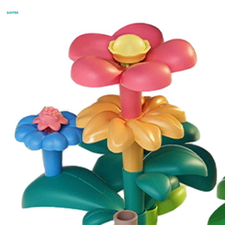 Growing%20Flower%20Blocks%20Playset%20Educational%20for%20Interaction%20Recognition%20Number%20-%20Image%209