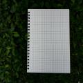 Designer Series Kraft Spiral Grid Graph Notebook. 