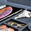 Car Dashboard Multifunctional Non Slip Anti Skid PVC Pad Mat with Mount Phone Holder Stand Parking Numbers for Coins Keys. 