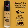 L.A. Girl Pro.matte mixing pigment GLM712, Yellow, 30ml 1 Fl Oz. 