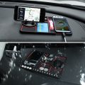 Multifunctional car anti-slip madur dash board, mobile phone holder parking number sign panel storage pad- Car accessories. 