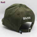 BMW Premium Quality Export Fine Cotton Embroidery Logo Curved Visor Baseball Cap For Men And Women.