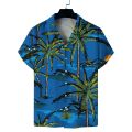 3D Printed Hawaiian Shirt Men 3xl Loose Shirts Men Fashion Beach Wear Top Single Breasted Cuban Collar Shirt. 