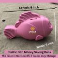 Plastic Fish Money Saving Bank. 