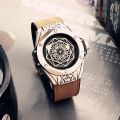 Ins web red universe big bang tattoo spider web watch male student Tiktok night light waterproof quartz watch male fashion.