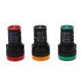 Lampe lumiere verte jaune rouge 22mm indication panneau LED AC220V.