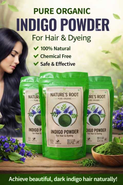 100%25%20Organic%20Indigo%20powder%20for%20%20hair%20Colour%20white%20to%20black%20-25gm%20-%20Image%204