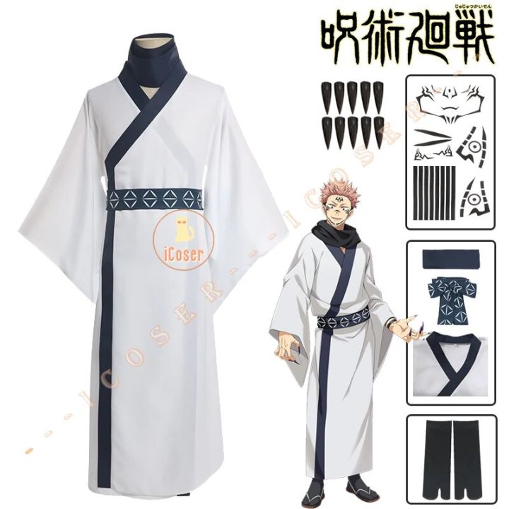 Ryomen%20Sukuna%20Cosplay%20Costume%20Wig%20Anime%20Jujutsu%20Kaisen%20White%20Kimono%20Uniform%20Stickers%20Scarf%20King%20of%20Curses%20Halloween%20Women%20Men%20-%20Image%207