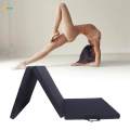 Three Fold Folding Exercise Mat Foldable Yoga Mat Waterproof Unisex Thick Protective Flooring with Carrying Handle Yoga Pad for Yoga Fitness.