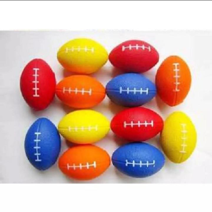 Rugby Ball Squishy Stress Relief (4 Pcs)
