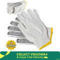 (3 Pair ) Black Dotted Hand Gloves For Construction, Industrial, Wellding, Kitchen, household work, Gardening Work, Materials handling. 