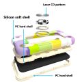 For iPhone XS Max Shockproof Silicone + PC Protective Case with Dual-Ring Holder. 