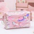 Star Pencil Case Glitter Large Capacity Pencilcase Pen Makeup Case Supplies Pencil Bag School Box Pencil Pouch Stationery.