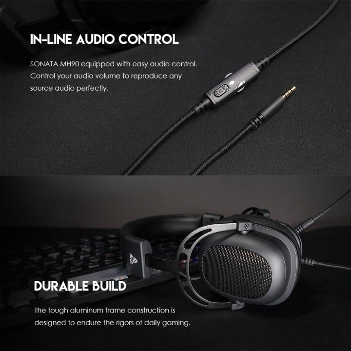 FANTECH%20SONATA%20MH90%20Wired%20Headset%20Memory%20Foam%203.5mm%20Jack%20Earphones%20with%20Microphone%20Detachable%20for%20Gaming%20Headphone%20Gamer%20-%20Image%204