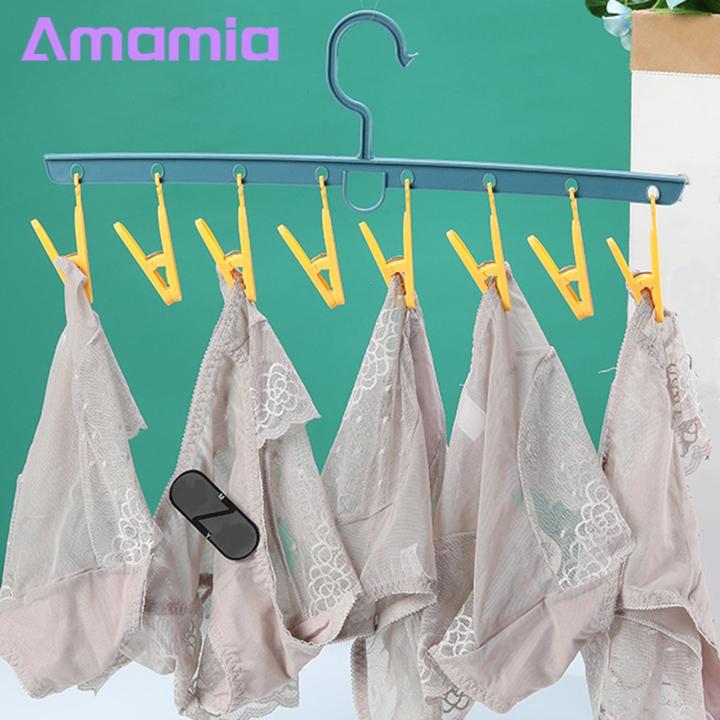 Amamia%20Multifunction%20Clothes%20Hanger%20with%208%20Clips%20Antiskid%20Space%20Saving%20Closet%20Organizer%20-%20Image%205