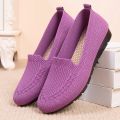 Casual Shoes Women's Summer Mesh Breathable Flat Shoes Ladies Comfort Light Sneaker Socks Women Slip on Loafers Zapatillas Muje. 