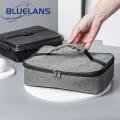 Bento Box Bag Double Zipper Rectangle Portable Thermal Lunch Box Pouch.