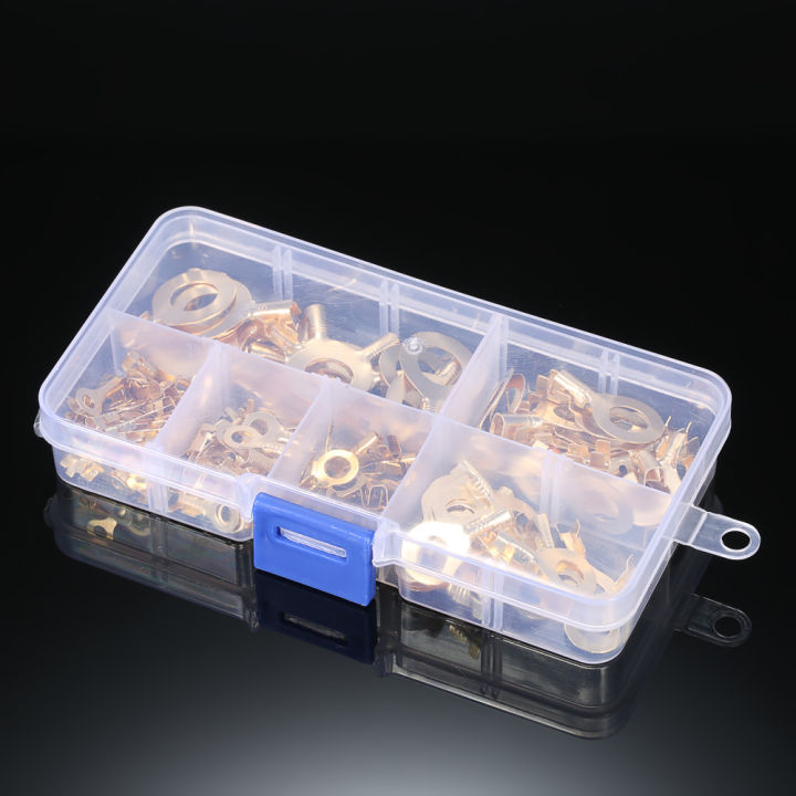 KOGEEK%20Assorted%20150pcs%20Brass%20Ring%20Cable%20Lugs%20Ring%20Eyes%20Copper%20Crimp%20Cable%20Connector%20Wire%20Terminals%20Kit%20-%20Image%205