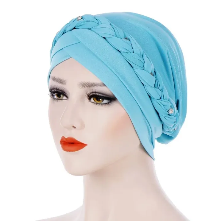 Braid%20Islamic%20Milk%20Silk%20Polyester%20Prayer%20Hats%20Wraps%20Hijab%20Caps%20Women%20Muslim%20Cap%20Islamic%20Hijab%20Turban%20-%20Image%202