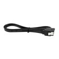 FAST SHIP! Black 45cm Sata3.0 Solid State Hard Disk Serial Data Cable Multi-Spec Flexible Sata Hard Disk Fast Transmission Cable. 